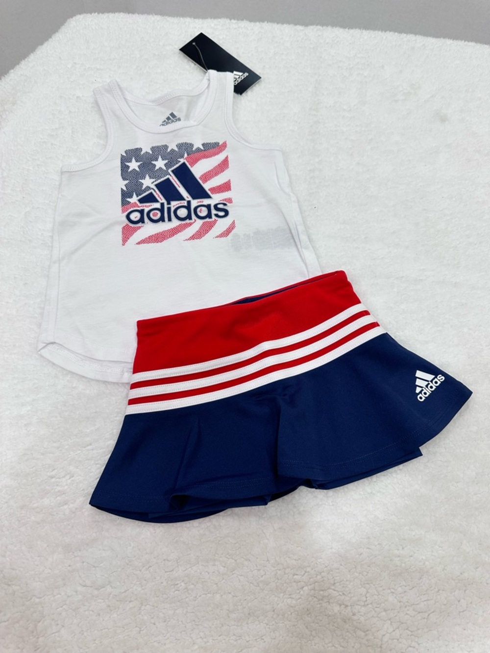 Girl’s Adidas Tank and Skort Set